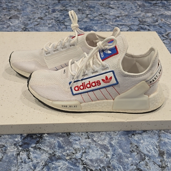 Adidas NMD White and Red Sneakers main image 6